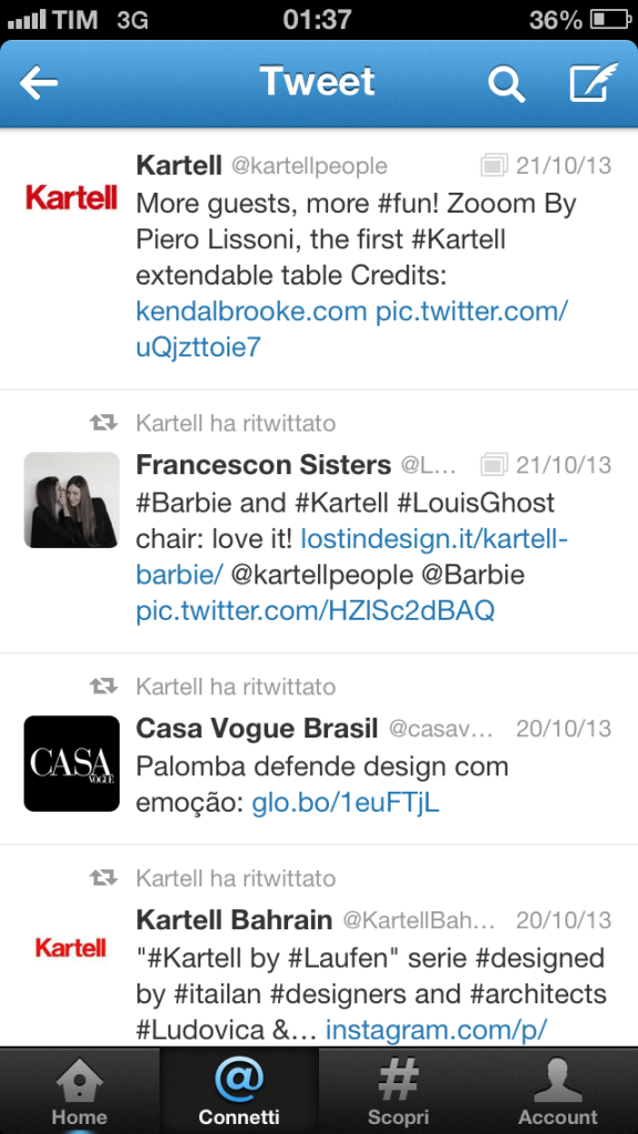 kartell twitter