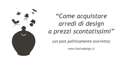 come acquistare mobili di design scontati