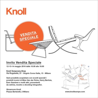 knoll milano vendita speciale